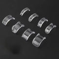 8Pcs Silicone Ring Size Adjuster for Loose Rings Non Slip Jewelry Tool - Universal Fit Reducer Sizer for Wedding Band Engagement